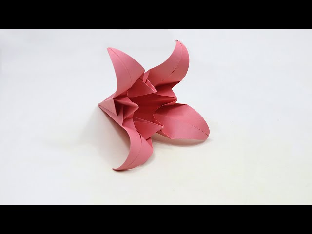 How to Make a Paper Iris Flower - Easy Origami Iris Flower