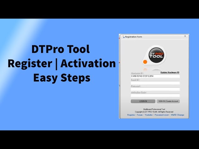 how To Activate/register Dtpro Tool New Update In 2 Minutes!