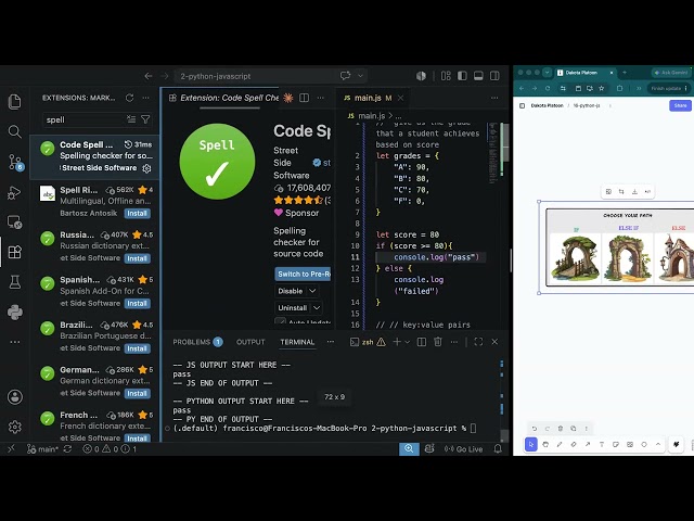 2.2 Intro to JS & Python