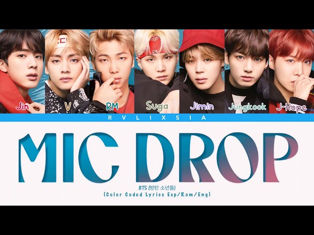 BTS (방탄 소년들) - Mic Drop [Color Coded Lyrics Esp/Rom/Eng]