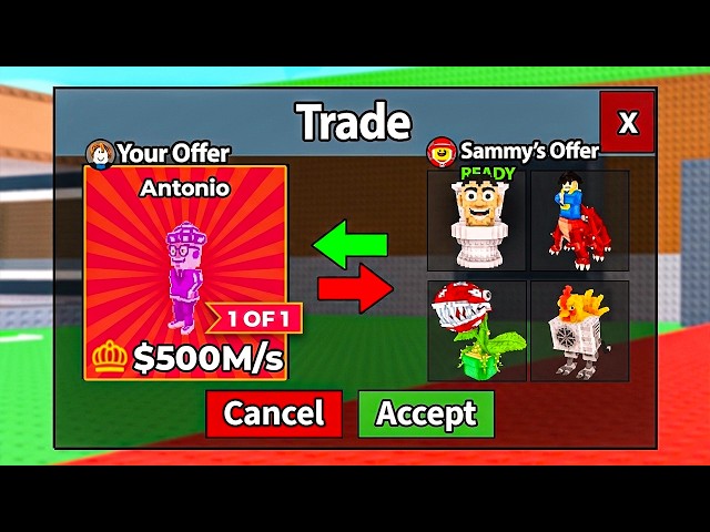 TRADE le BRAINROT le PLUS RARE DE Steal a Brainrot PENDANT 24H !