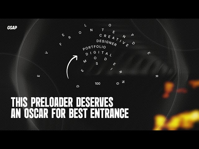 I Accidentally Made This GSAP Loading Screen While Animating Text on SVG Paths