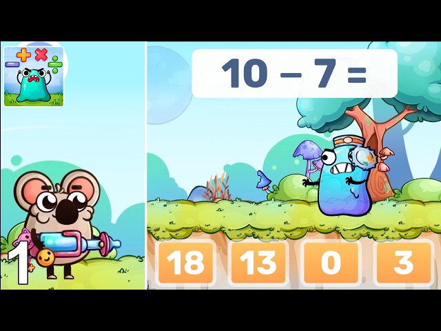 STOP MATH BOREDOM! 🧠🗡️ MATHHERO EP 1: THE ADVENTURE BEGINS | Best Educational Math Games Android iOS