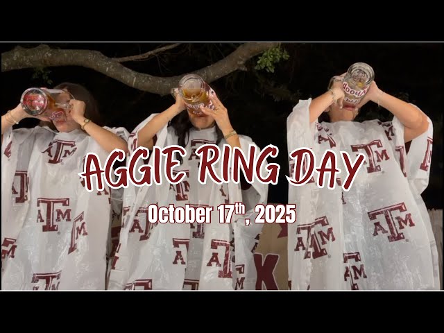 Aggie Ring Day 2025 💍✨