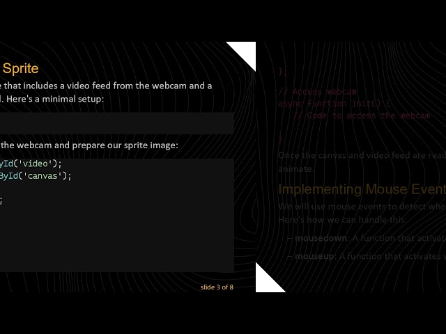 Tracking Your Animated Sprite with JavaScript and Mouse Events