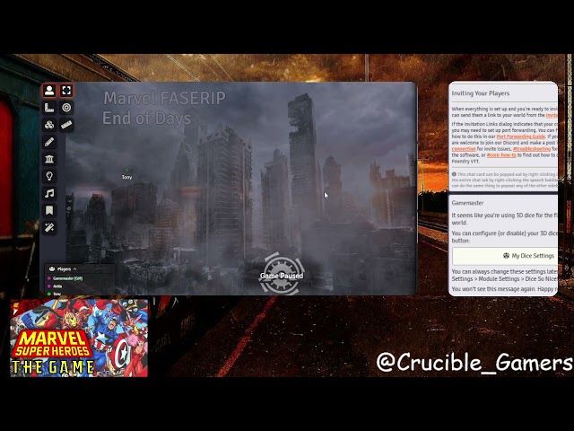 Marvel FASERIP - Session 1 (Nightmares of Futures Past)