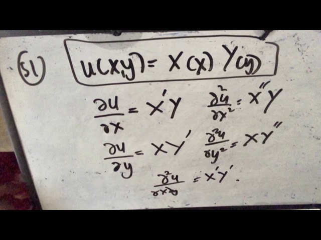 Method of separation of variable