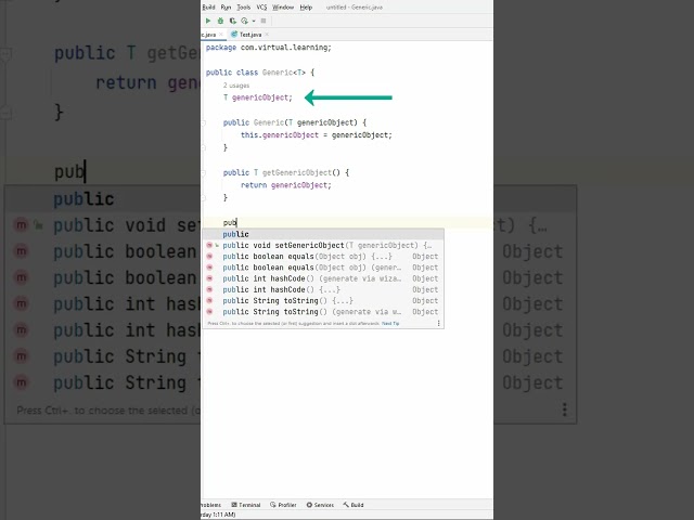 Complete generic in java course for free | free programming courses | learn java every day #shorts