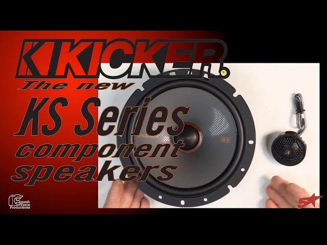 Kicker's new KS Series 6 inch component speakers spstem