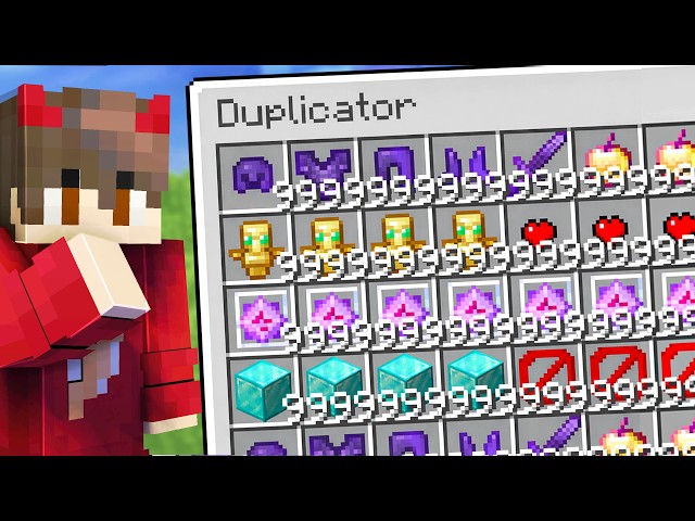 I Cheated with //DUPLICATE in Minecraft Manhunt..!