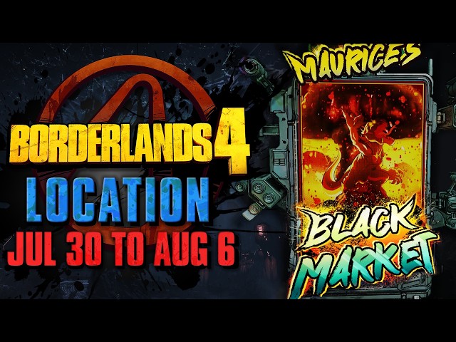 Black Market Vending Machine Location!! (July 30, 2026) - Borderlands 4