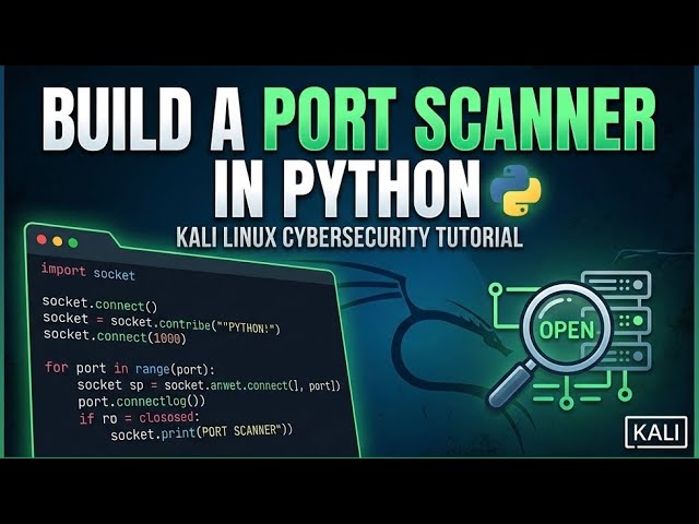 building a basic Port Scanner in Python using Linux⚙️