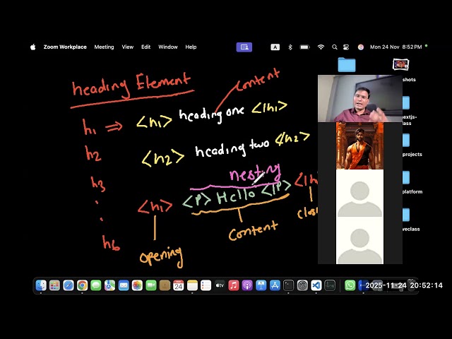 explain html elements, attributes, and html boiler code | html class 1