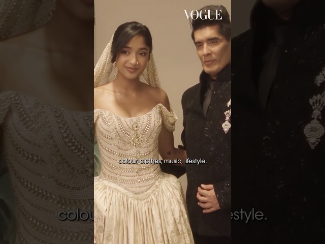 Manish Malhotra breaks down the custom look he created for Maitreyi Ramakrishnan for Vogue World