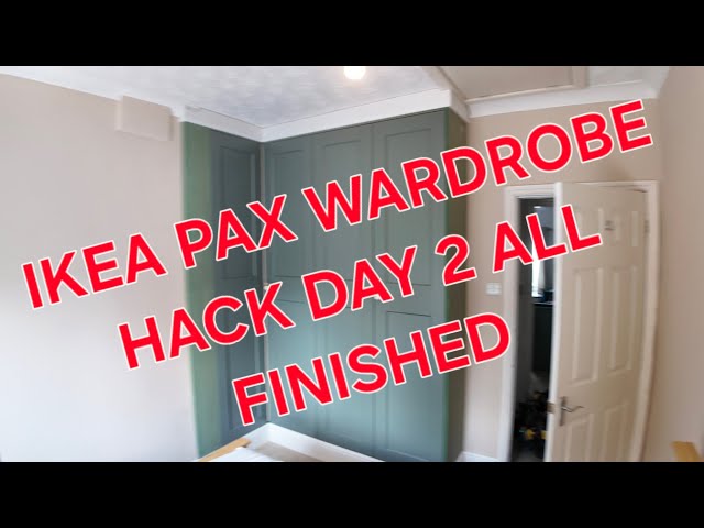 IKEA PAX HACK WARDROBE BUILD DAY 2