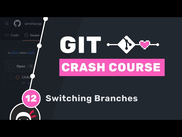 Git Crash Course #12 - Switching Between Branches