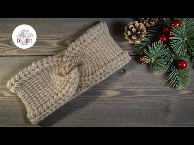 The MOST Beautiful Crochet Headband — Easy & Fast Tutorial!