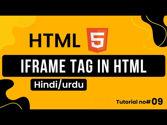 HTML iframe Tag | HTML Tutorial in Hindi / Urdu | Complete HTML Course