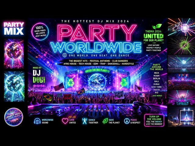 CLUB PARTY WORLDWIDE 2026 🔥 One World One Beat | Festival Club Anthem | DJ Mix