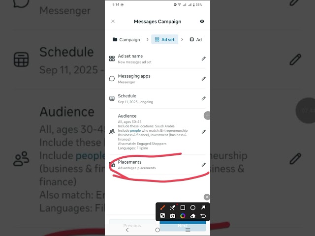 HOW TO SET UP BASIC FB ADS USING CELLPHONE 