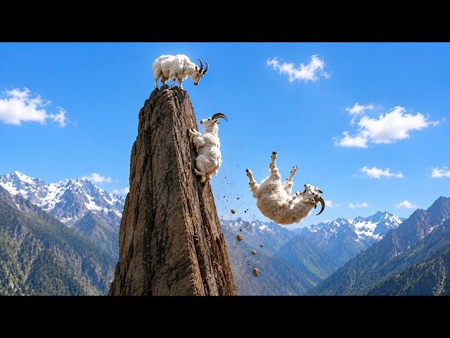 Mountain Goats Survive on Impossible Cliffs! | Wildlife Documentary