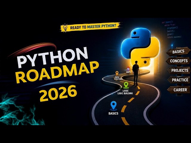 Python Roadmap 2026 | Python Course Syllabus & Learning Path |Technoriderzz
