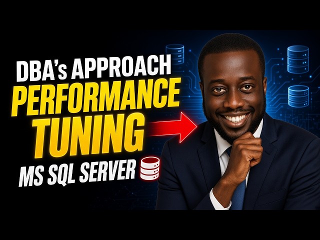 Database Admin's Approach to Performance Tuning | MS SQL SERVER WALKTHROUGH