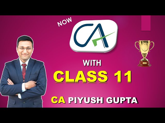 Study For CA in Class 11 | How To Study CA With Class 12 | CA Online Classes