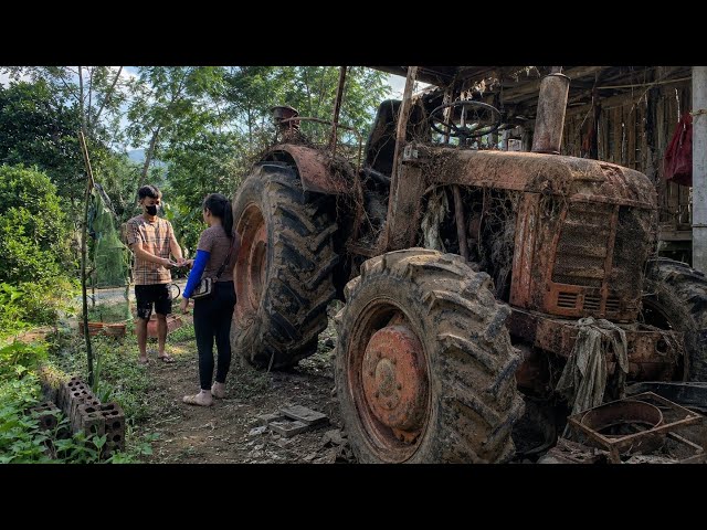 Restoring an old tractor: From a pile of rusty scrap metal to a powerful machine.