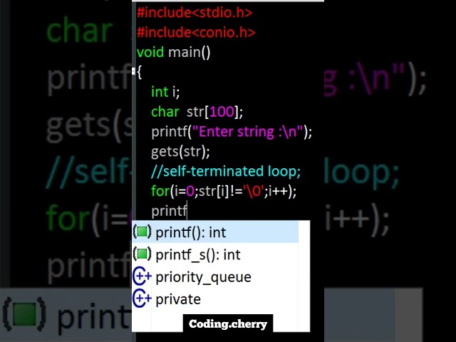 How to calculate the length of string without using library function.