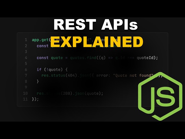 Build Your First REST API in 20 Minutes (Node.js + Express)