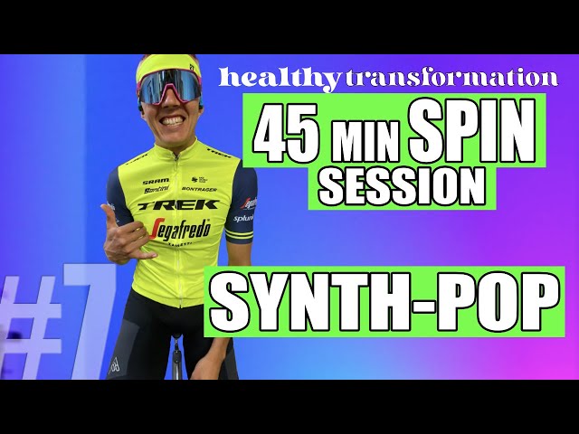 Healthy AF Spin Session 7 // 45 Minute // Synth Pop
