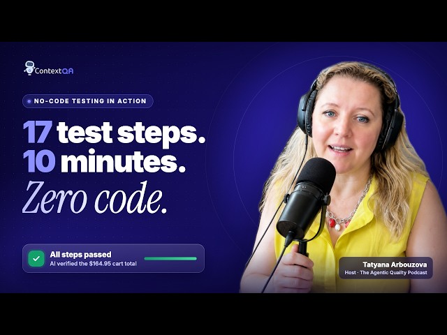 17 Test Steps, 10 Minutes, 0 Code — No-Code Testing in Action