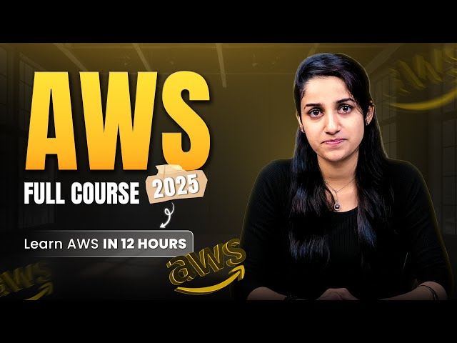 🔥AWS Full Course 2025 | AWS Training For Beginners FREE | Intellipaat