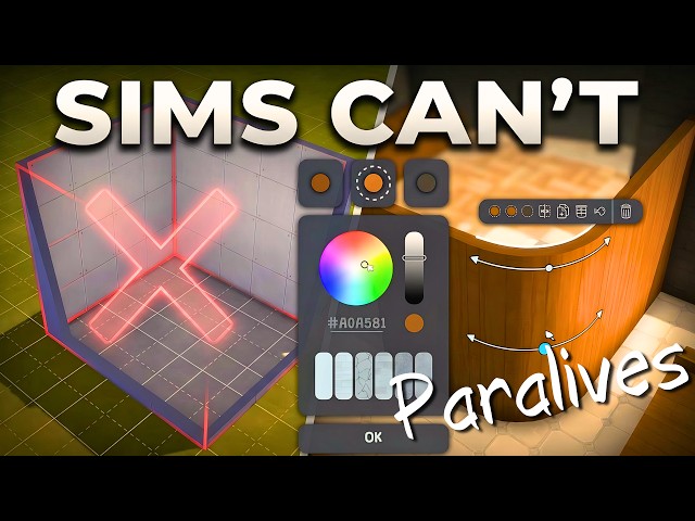 Paralives vs Sims 4 Build Mode isn't Even Close