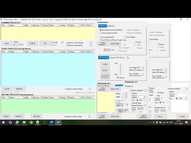 CPU Simulator | 8x8 Matrix Multiplication | 1 CPU