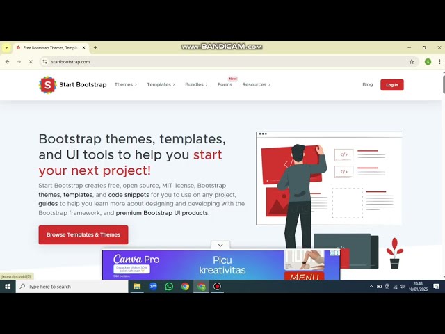 Website Aplikasi Kasir Supermarket - Sistem Kasir Supermarket  - Part 2 - Template Awal