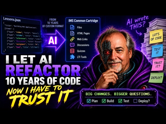 I Let AI Refactor 10 Years of Code — Now I Have to Trust It