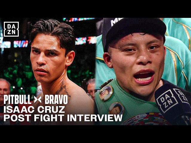 "I'M HERE, COME ON RYAN!" Pitbull Cruz REACTS to knocking out Nestor Bravo and CALLS OUT Ryan Garcia