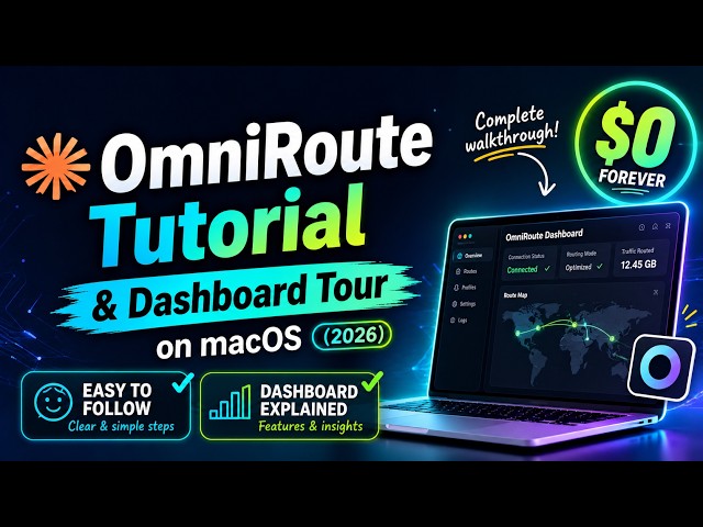 Omniroute Tutorial (2026) PART 1