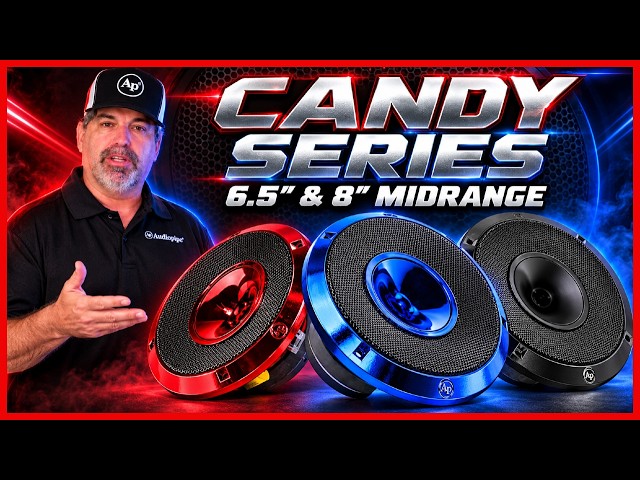 Audiopipe Candy Series Midrange Speakers | 6.5″ & 8″ Lineup