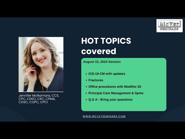 ORTHOPEDIC CODING FOR 2024 UPDATES