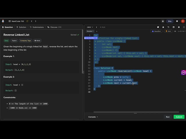 Reverse Linked List Explained Simply | LeetCode Easy