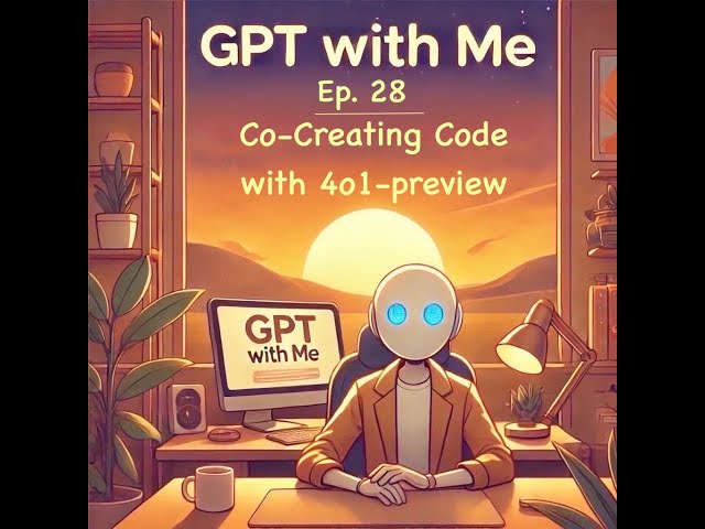 GPT with Me - Ep 28: Co-Creating Code with OpenAI's 4o1-Preview