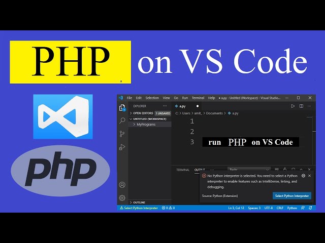 How to run PHP on Visual Studio Code