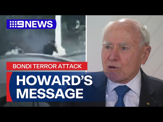 John Howard's message for Albanese over Bondi shooting | 9 News Australia