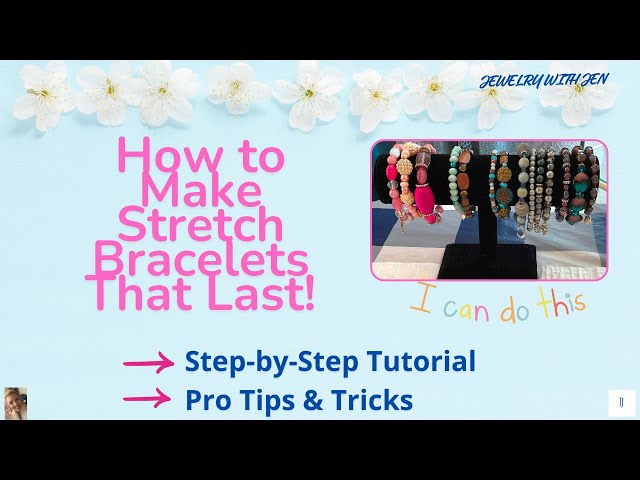 How to Make Stretch Bracelets Like a Pro  #beginnerjewelrytutorials