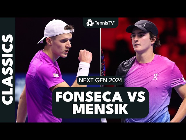 Joao Fonseca vs Jakub Mensik INSANE Five-Set Thriller 😱 | Next Gen Finals 2024 Extended Highlights