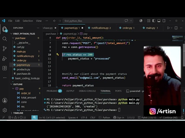 Making API requests with http module in Python / Felipe Matos