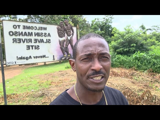 Bomani at Assin Manso Slave Market & Ancestral River Park - Ghana May 2025 Roots & Culture Journey